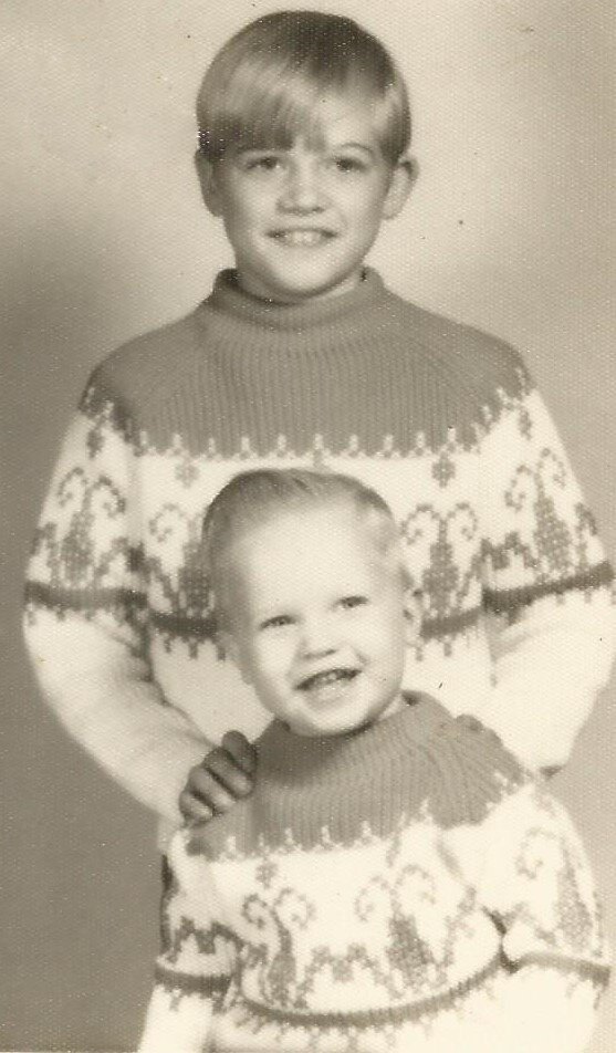 David and Todd together as children